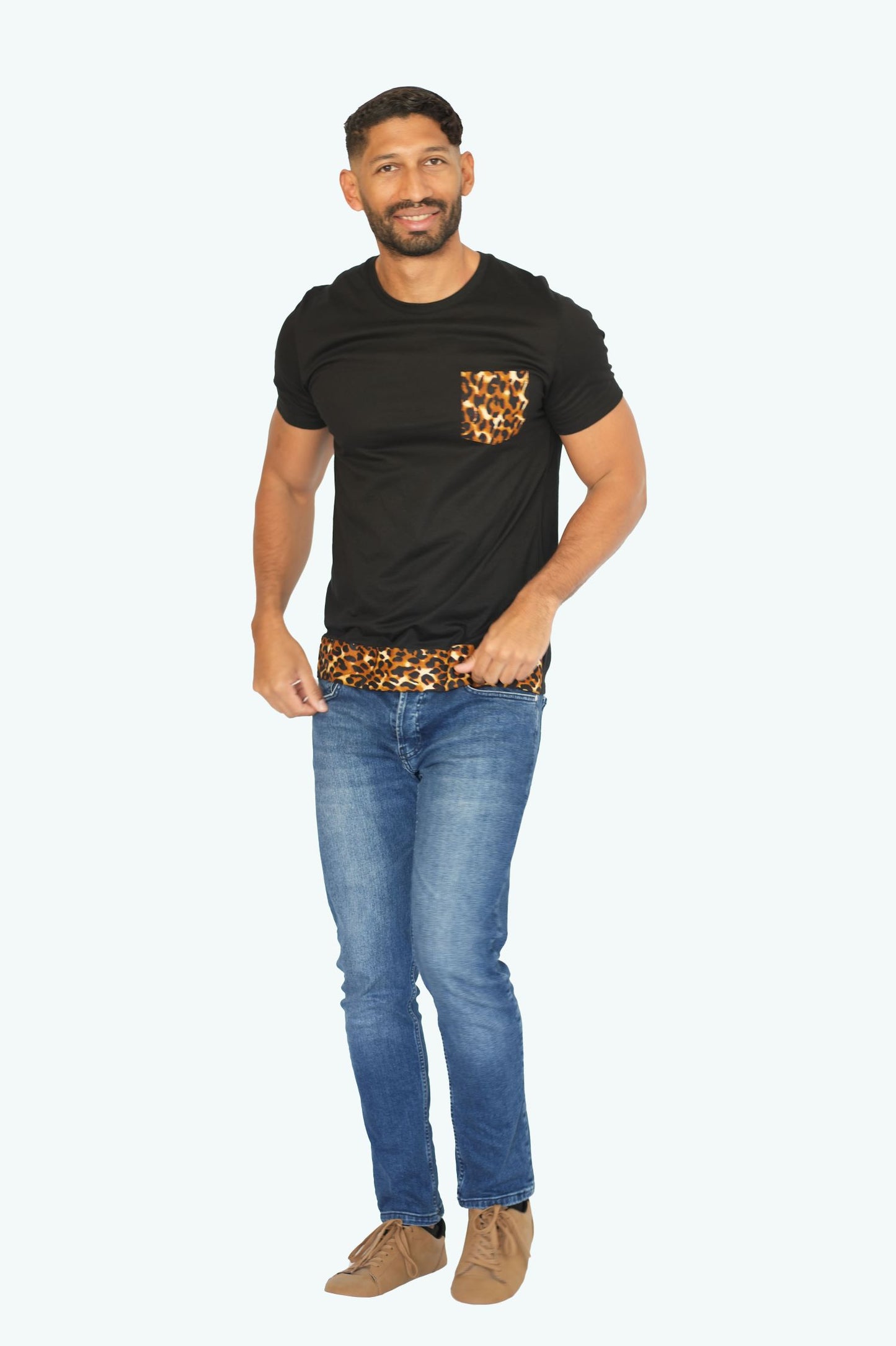 BLACK ANKARA TOUCH T-Shirt