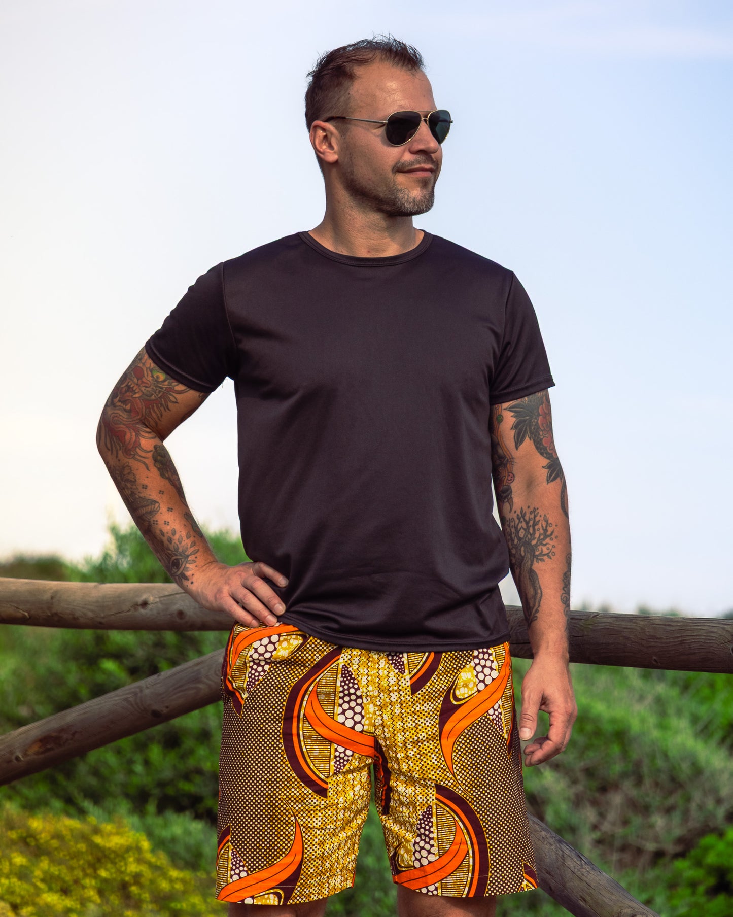 Cotton Print Shorts for Men