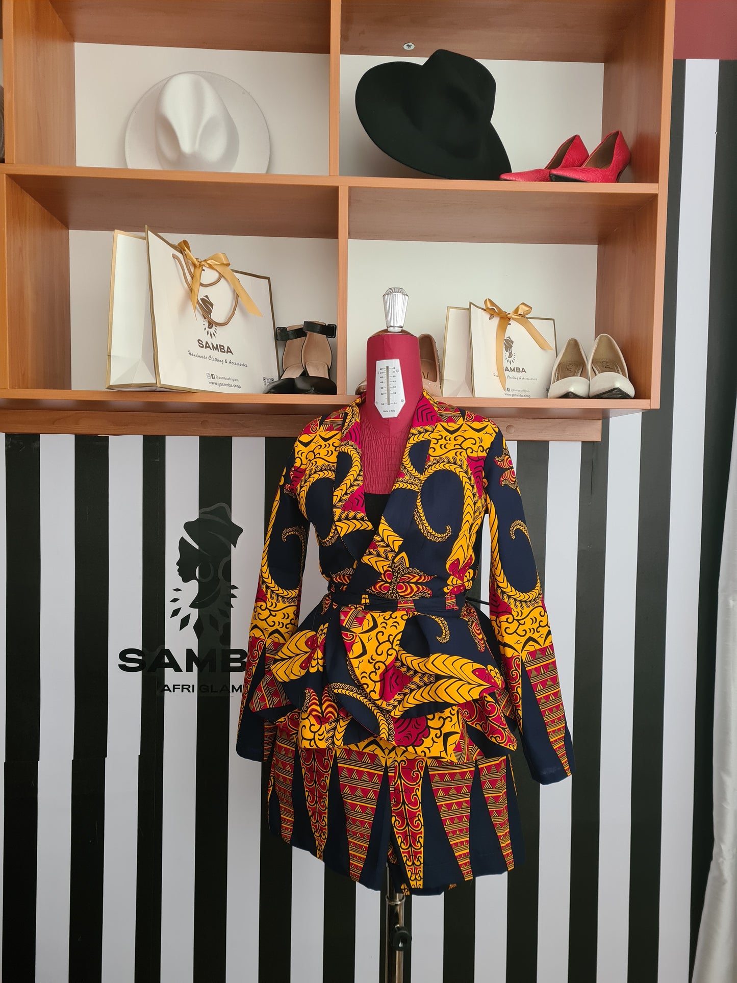 Bespoke LOLA Two Piece Cotton Print Set
