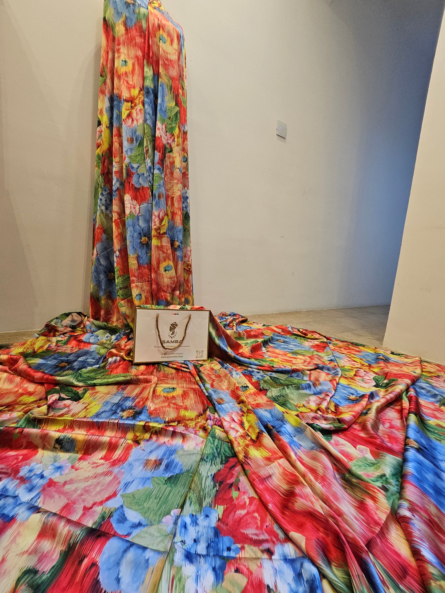 SHADOW GARDEN Lightweight Silk Fabric