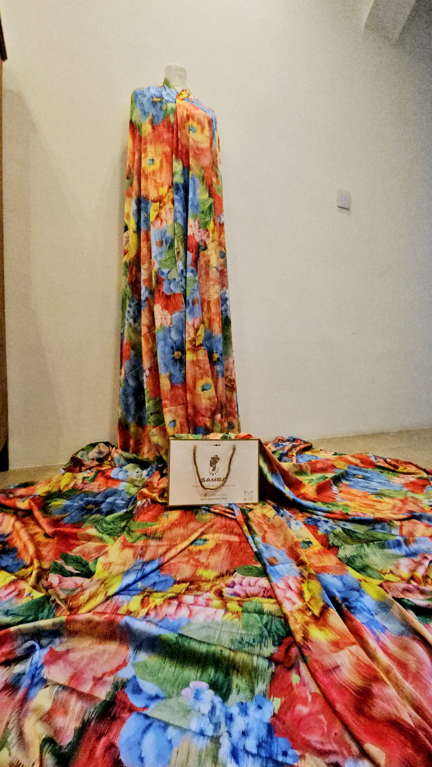 SHADOW GARDEN Lightweight Silk Fabric
