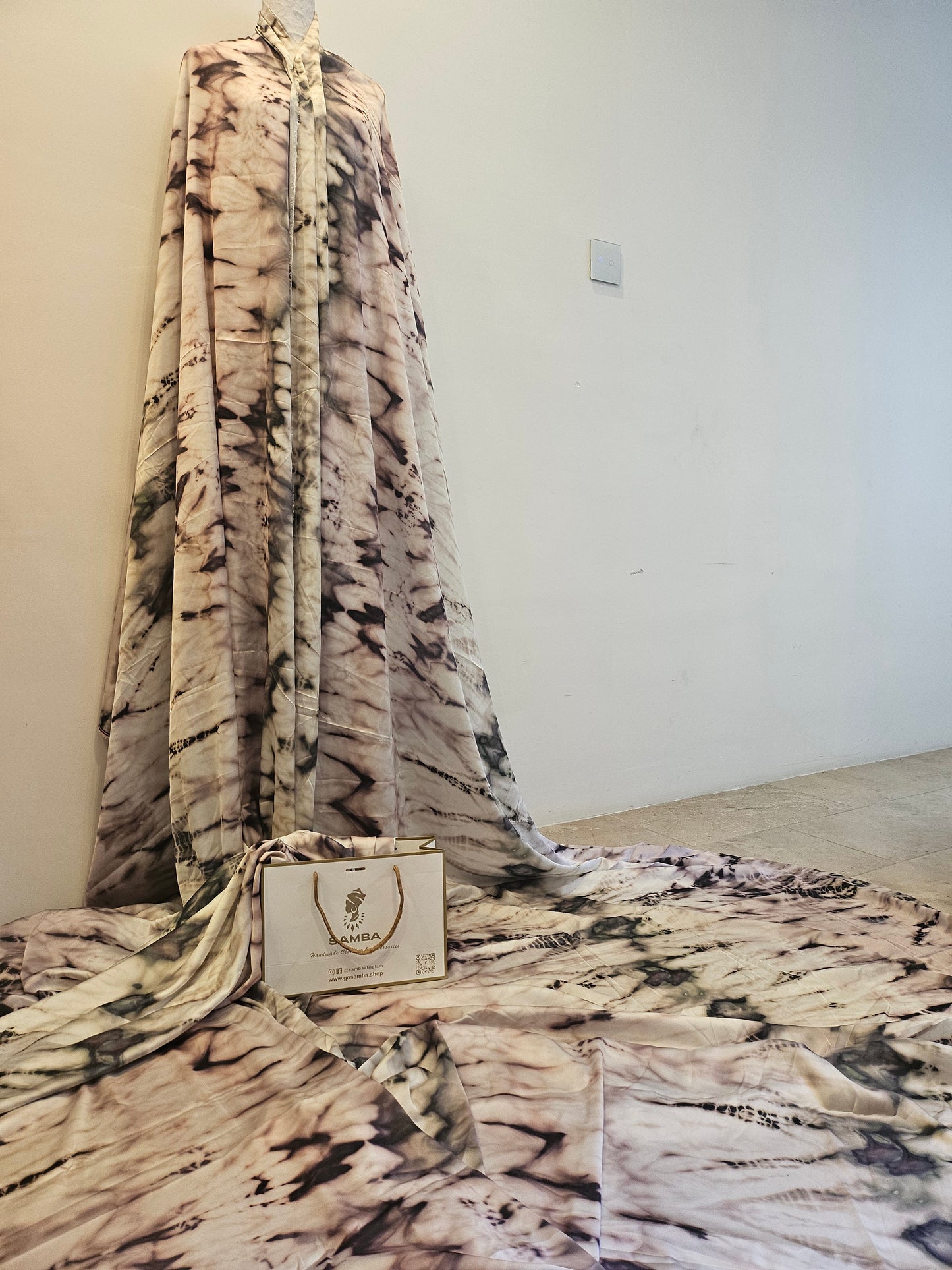 JET MIRAGE Silk Fabric