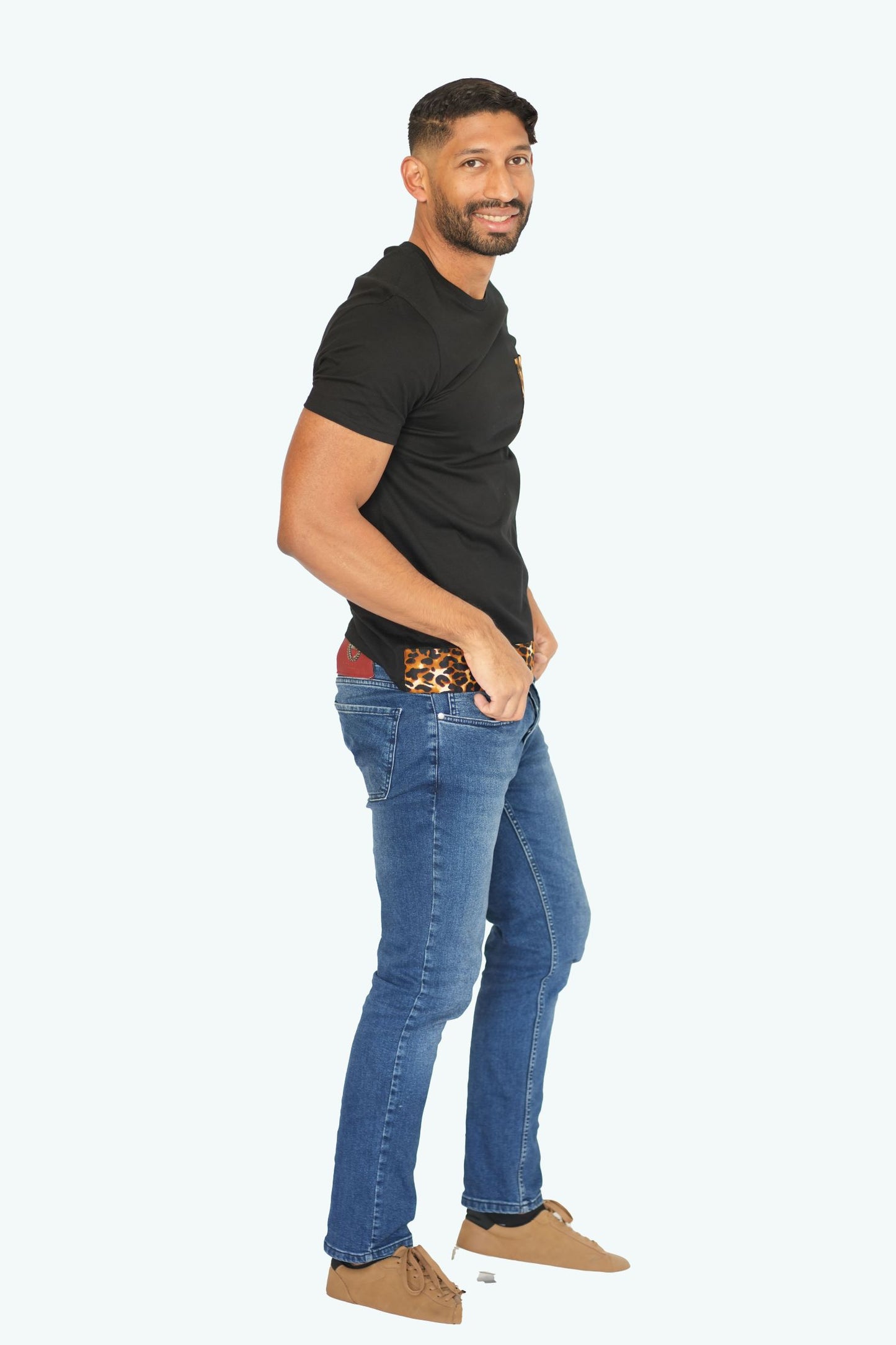 BLACK ANKARA TOUCH T-Shirt