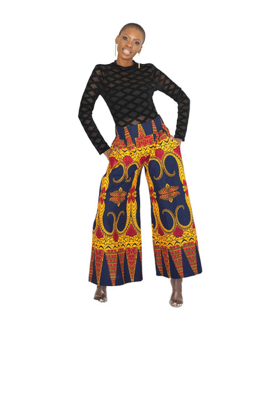 MANDALA FLOW Palazzo Pants front view