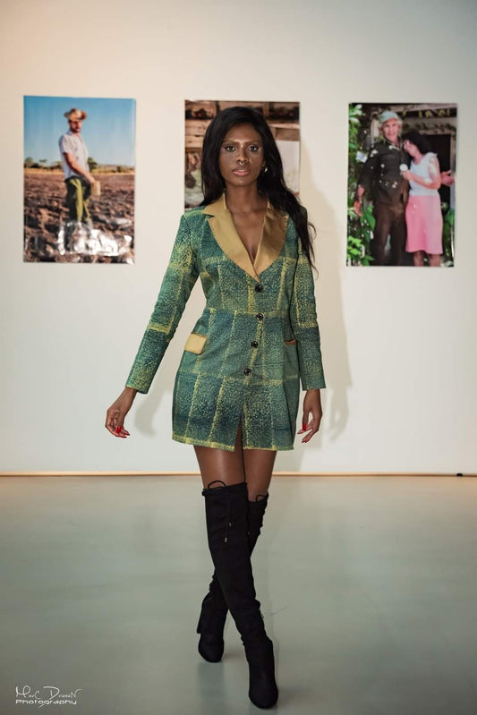 VELVET REBELLION Blazer Dress