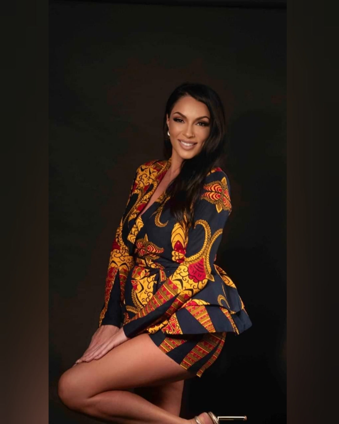 Bespoke LOLA Two Piece Cotton Print Set