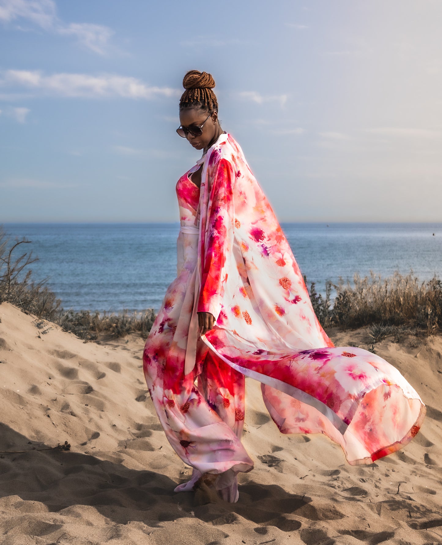 Bespoke PEARL GODDESS Two Piece Silk Set