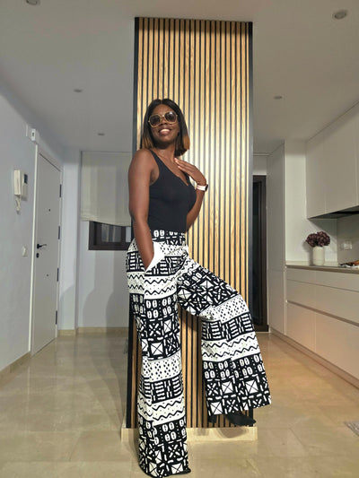 NERO ECHO Wide-leg Pants front view